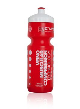 Picture of COMPRESSPORT - BOTTLE RED/ WHITE 750ML